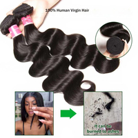 Extensions de cheveux humains lisses alignés sur les cuticules, Remy vietnamien 12A, non traités, noir naturel, vente en gros