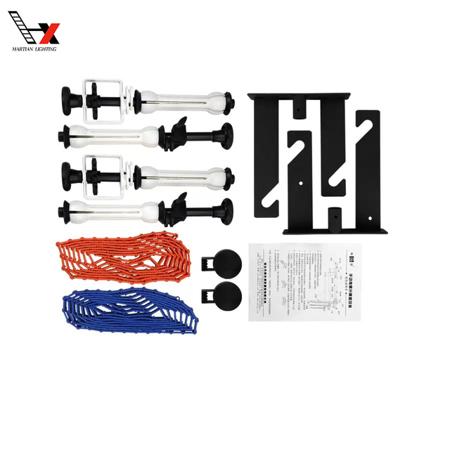 Martian Hot-selling High Quality Metal Wall Mount Manual Control Background Support Elevator Photography Studio 2 Rollers