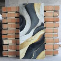 Panneaux muraux en marbre SPC UV légers et imperméables, finition UV 4x8, 1220*2800/1220*2440 mm, pour la décoration intérieure, vente en gros