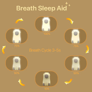 Veilleuse créative et mignonne en silicone en forme de capybara pour bébé, lampe de chevet pour la maison, vente en gros d'usine - Product Image 5