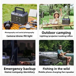Centrale Électrique Portable Extérieure 300W, Stockage d'Énergie Portable Grande Capacité, Lithium-Ion, pour Camping, Voyages en Voiture, Urgences Automobiles - Product Image 2