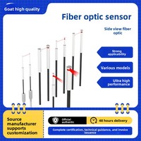 Sonde de capteur à fibre optique GaoTe à vision latérale, émettant de la lumière latérale, avec câble miniature à fibre optique réfléchissant FU à aiguille fine pour détection