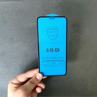Protection d'écran en verre trempé HD transparente d'origine pour iPhone, colle complète 10D, pour Tecno Infinix