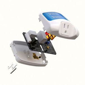 Enchufe <span class=keywords><strong>protector</strong></span> contra sobretensiones automático de EE. UU. de 120V bajo <span class=keywords><strong>protector</strong></span> de voltaje monofásico - Product Image 3