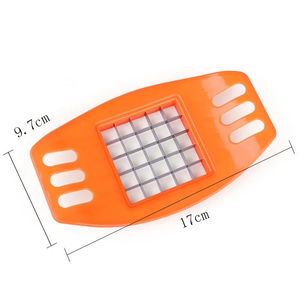 Cortador de Papas Fritas de Acero Inoxidable, Cortador de Verduras y Frutas, Cortador de Zanahorias, Herramienta de Cocina para Cortar Fácilmente Papas Fritas, Accesorios y Gadgets de Cocina - Product Image 6