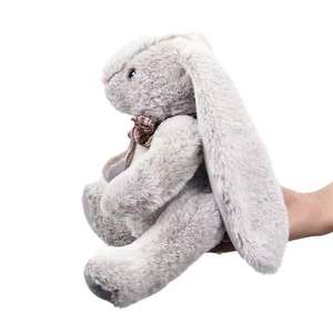 Peluche Lapin de Haute Qualité en Gros, Adorable Lapin en Peluche avec Nœud Papillon, Jouet Doux en Coton PP, Cadeau d'Anniversaire Anti-Stress - Product Image 3