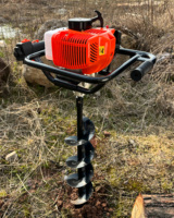 Tarière à essence haute puissance 62CC Machine industrielle/bricolage Post Hole Digger et tarière de sol de plantation d'arbres pour jardin en vente