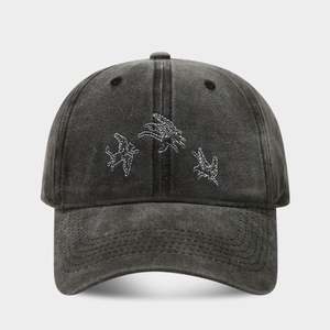 Gorra de Béisbol Personalizada con Bordado de Una Sola Aguja, Estilo Vintage Lavado, para Hombre y Mujer, Protección Solar - Product Image 6