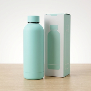 Nueva Botella de Agua de Acero Inoxidable con Doble Pared Aislada, Linda Taza Recta para Niños, Termo Escolar de 350ml 500ml 750ml - Product Image 6