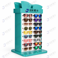 Support rotatif pour lunettes en acrylique, double face, pour 32 paires de lunettes de soleil, pour comptoir de magasin de détail