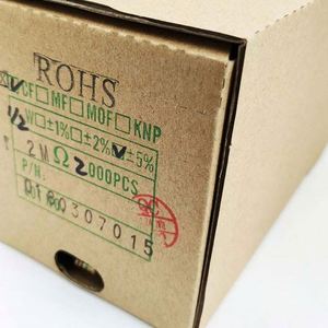 Manufacturer Direct CF1/2W-2Mohm5% T52 1/2W Resistors Carbon Film Resistors 2Mohm 5% 1/2W - Product Image 1