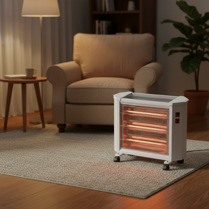 Radiateurs infrarouges au quartz carbone 1600W, chauffage rapide, interrupteur anti-basculement, éclairage, <span class=keywords><strong>corps</strong></span> métallique, CE ROHS, pour usage domestique et professionnel - Product Image 1