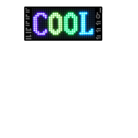 Mini Letrero LED Recargable con Bluetooth, Pantalla de Mensajes, Control por Aplicación, Panel de Matriz Programable Personalizado, Insignia para Mochila, Texto y Gráficos