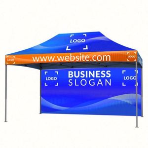 Carpa Plegable Portátil de Alta Calidad de 10x10 pies (3x3 m) para Eventos, Ferias Comerciales, Publicidad y Exhibiciones al Aire Libre, Fabricada en Aluminio y Acero - Product Image 5