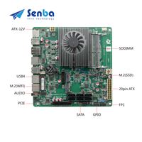 N509S6 Motherboard Nas terbaik dengan Celeron N5095A 2 Lan 4K 6 * SATA 2 * DDR4 1 * PCIE3.0 X4 Motherboards