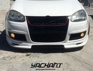 Lèvre avant en fibre de verre FRP compatible avec <span class=keywords><strong>Golf</strong></span> 5 MK5 <span class=keywords><strong>GT</strong></span> 2004-2008, style a, séparateur de pare-chocs avant, kit carrosserie - Product Image 2