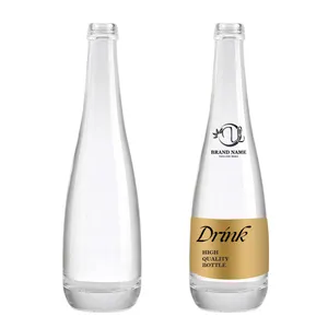 TOP Soda Glass Bottle 500ml 750ml Mineral Spring Water Refillable Botol Glass Water Bottle 16 Oz Glass Water Bottles