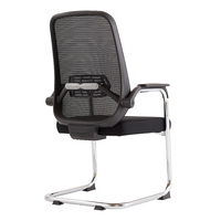 Chaise de bureau pas cher plus récent côté non sans roue maille tissu traîneau stationnaire pour réunion réception visiteur invités événements en attente