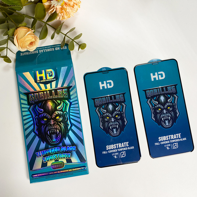 HD Fully Covered Tempered Glass for iPhone 11 12 13 14 15 16 Pro Max Anti Scratch High Transparency Screen Protector