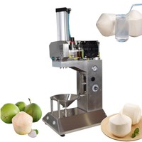 Machine voor het snijden van jonge kokosnoten, machine voor het verwijderen van de groene kokosnootschil, kokosnootschiller, machine voor het pellen van kokosnoten