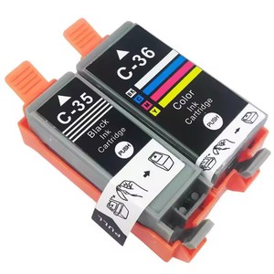 Cartouche d'encre d'imprimante compatible couleur de haute qualité PGI-35 PGI35 CLI-36 CLI36 pour imprimante <span class=keywords><strong>Canon</strong></span> <span class=keywords><strong>PIXMA</strong></span> <span class=keywords><strong>IP100</strong></span> IP110 IP100B TR150 - Product Image 2