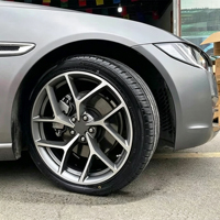 Nouvelles jantes en alliage forgé monobloc concaves profondes de 17 à 22 pouces à 5 trous, finition noire usinée, adaptées aux voitures particulières