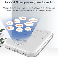 Système d'alarme anti-intrusion intelligent Tuya pour la maison, capteur intelligent ABS portable, sans fil 433 MHz, filaire GSM 4G, batterie de secours intelligente