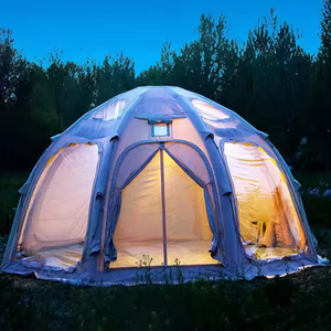 Tente scellée à l'air personnalisée en usine tente gonflable <span class=keywords><strong>de</strong></span> camping octogonale <span class=keywords><strong>de</strong></span> luxe étanche <span class=keywords><strong>et</strong></span> portable avec espace intérieur spacieux - Product Image 2