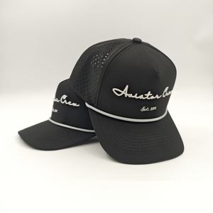 Gorra de Béisbol de 5 Paneles con Logotipo Bordado en Poliéster de Alta Calidad, Gorra Deportiva con Cierre a Presión, Diseño Dot Dobby - Product Image 1