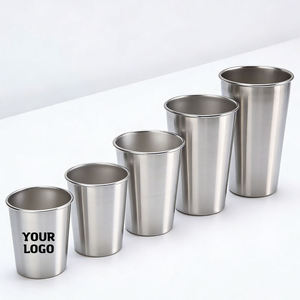 Taza de Cerveza, Tazas de Viaje Aisladas, Serie Brillante, Apilables, de Acero Inoxidable, Taza de Cerveza, Taza de Camping, 0-6 Horas de Aislamiento Térmico, Bonitas y Grandes - Product Image 1