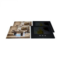 Vente en gros 5 pouces A4 grande capacité LCD vidéo brochure livre fait à la main carte de visite avec design de logo de style animal fabriqué à partir de papier
