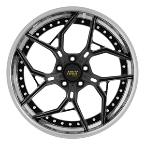 Ruedas de coche forjada pulida, labio <span class=keywords><strong>grande</strong></span> cóncavo de 19, 20, 21, 22 y 24 pulgadas, 2 uds. - Product Image 1