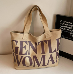 2026 printemps été femmes mode grande capacité Magazine sac dames usage quotidien toile sacs à provisions livre sacs pour filles vente chaude - Product Image 2