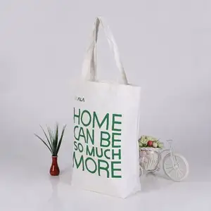 Promotional Fashion High Quality Canvas Material 10Oz Custom Printed Natural Cotton Bag With Logo Print