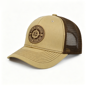Casquettes de marque pour fabricants de vêtements, casquettes de camionneur, imperméables, vintage, sportives, avec logo brodé 3D, 6 panneaux, en polaire, motif feuille - Product Image 1