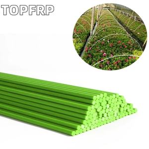 Varillas de fibra de vidrio para invernaderos, tubos y varillas de vidrio con servicio de corte, estacas para plantas con proceso de pultrusión - Product Image 1
