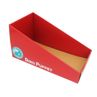 Boîtes de présentation PDQ en carton ondulé personnalisées en gros, plateaux de comptoir en carton pour la commercialisation de jouets
