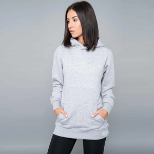 Custom Blank Black Men's Knitted Fleece Hoodies Cotton/Polyester Anti-Wrinkle Washed Crew <b>Neck</b> Pullover - Product Image 3