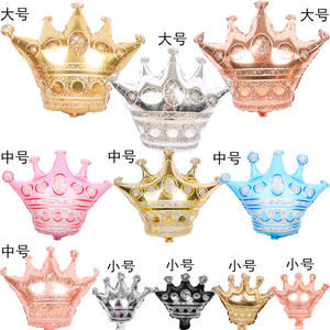 تاج ماسي من رقائق الألومنيوم بالونات عالية الجودة تاج الأميرة حفلة عيد ميلاد عيد ميلاد احتفال مشهد الديكور - Product Image 3