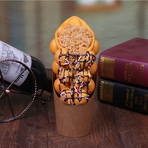 Bubble Gaufre Modèle <span class=keywords><strong>Faux</strong></span> Crème Glacée Oeuf Double Gaufres <span class=keywords><strong>Faux</strong></span> Alimentaire Affichage PU Rebond Snack Props Belge Décor Personnalisé Cuisson Fruits - Product Image 6