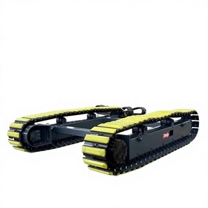 Huachen - Chasis de Transporte con Orugas de Goma para Todo Terreno, Vehículo Agrícola Pequeño Inteligente con Orugas, Capacidad de Carga de 1000 kg, 5 Años de Garantía - Product Image 1