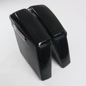 中国工厂新产品生动黑色2014哈雷戴维森旅游硬加长马鞍包 - Product Image 2