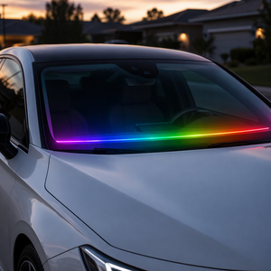 Lampu Strip LED RGB Trontech untuk Kaca Depan Mobil, Lampu Atmosfer Dashboard, Kontrol via Aplikasi, Lampu Neon Dekoratif Interior - Product Image 3