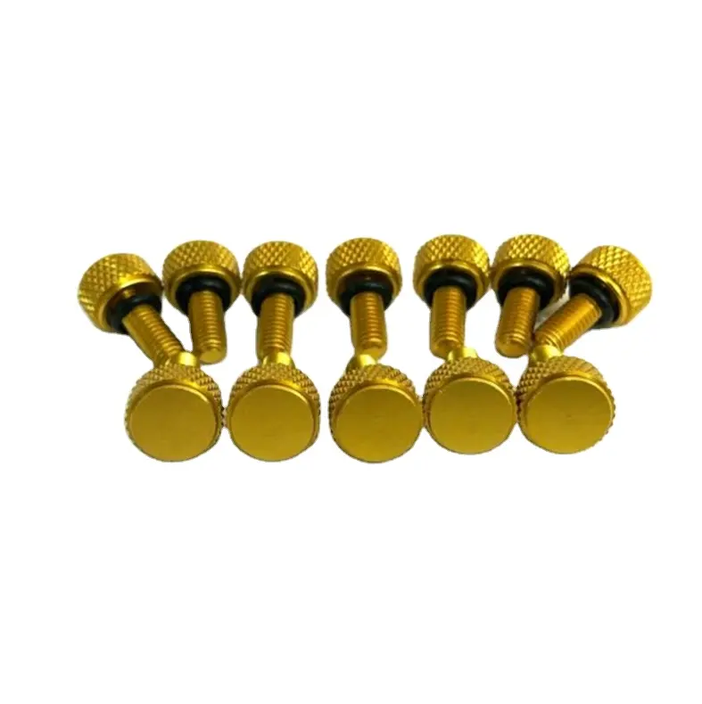 Customized Go kart X30 gold pack wheels knurl knob bead retainers made in China