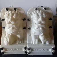 Moules RF Offre Spéciale en plastique pour statue de lion en béton moulage de lion en ciment par injection en plastique de haute qualité à vendre