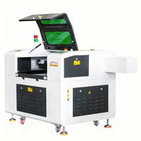 Máquina de Corte y Grabado Láser CNC CO2 6040, Controlador Ruida de Alta Precisión, Refrigeración por Agua para Materiales No Metálicos