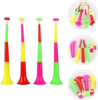 Corne de stade pliable en plastique, trompette, klaxon à air, accessoires de bruit pour événements sportifs, remises de diplômes, matchs de football