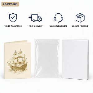Carte de vœux en papier 3D en forme de bateau pirate, carte pliable faite à la main, thème océan, cadeau pour anniversaire, mariage - Product Image 6