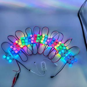 Bande LED RVB pleine couleur Chase Light IP68 étanche DC24V WS2811 pour <span class=keywords><strong>course</strong></span> <span class=keywords><strong>de</strong></span> <span class=keywords><strong>chevaux</strong></span> 360LM - Product Image 2
