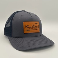 OTTO CAP 5 Panel de alta corona de espuma de poliéster frente de malla trasera gorra de camionero para hombres y mujeres bordado Logo ajustable al aire libre sombrero de malla